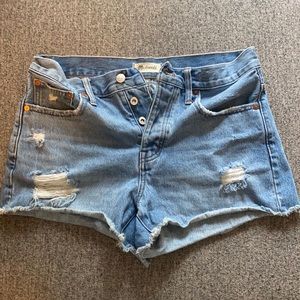 Madewell denim shorts, size 26